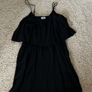 Old Navy Flouncy Black Dress